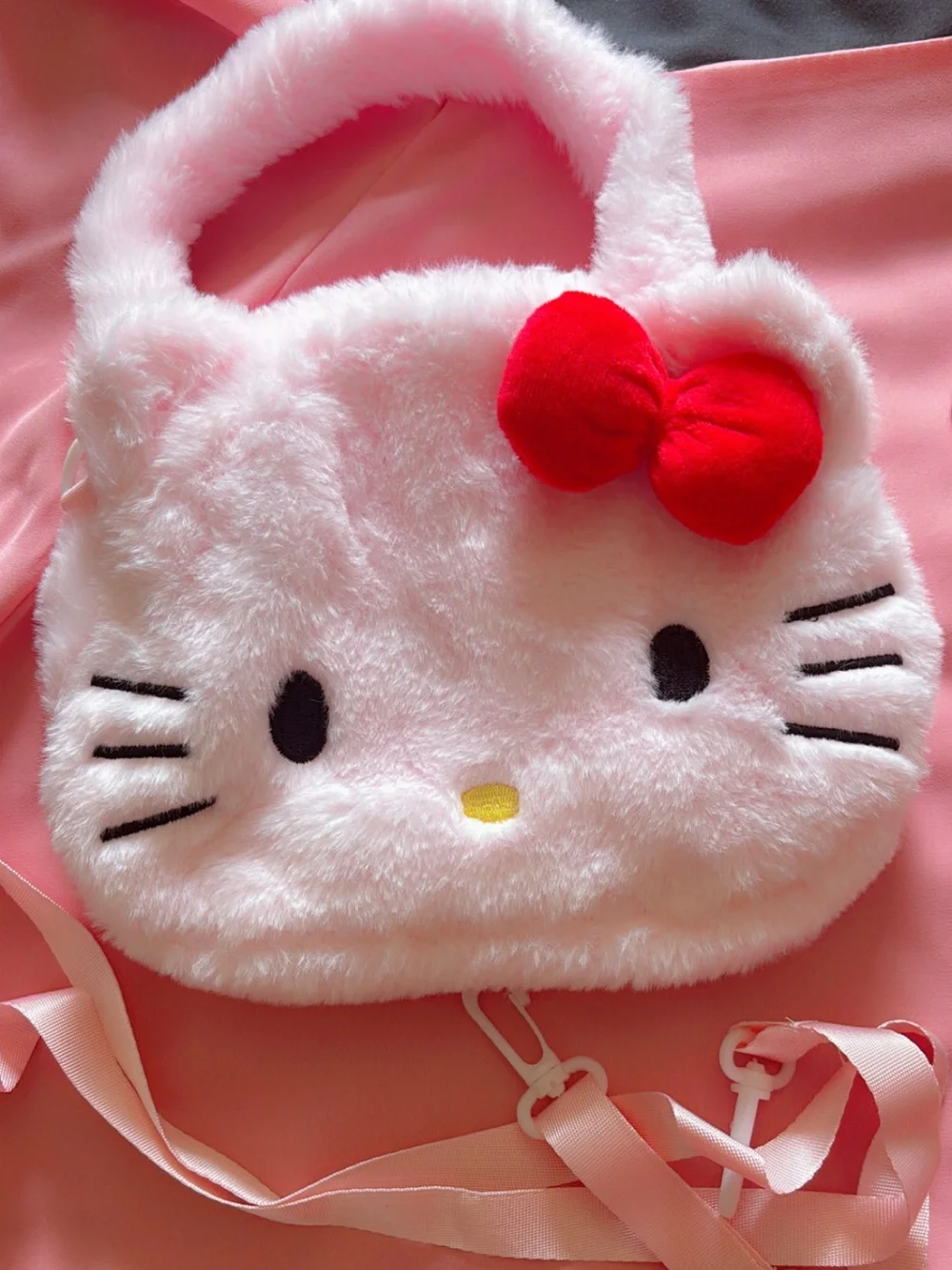 Mystery Lot + Hello Kitty Plush Bag with Sanrio/Miniso Jewelry/Accessory Lot